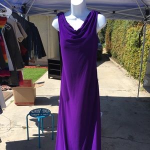 Purple long dress